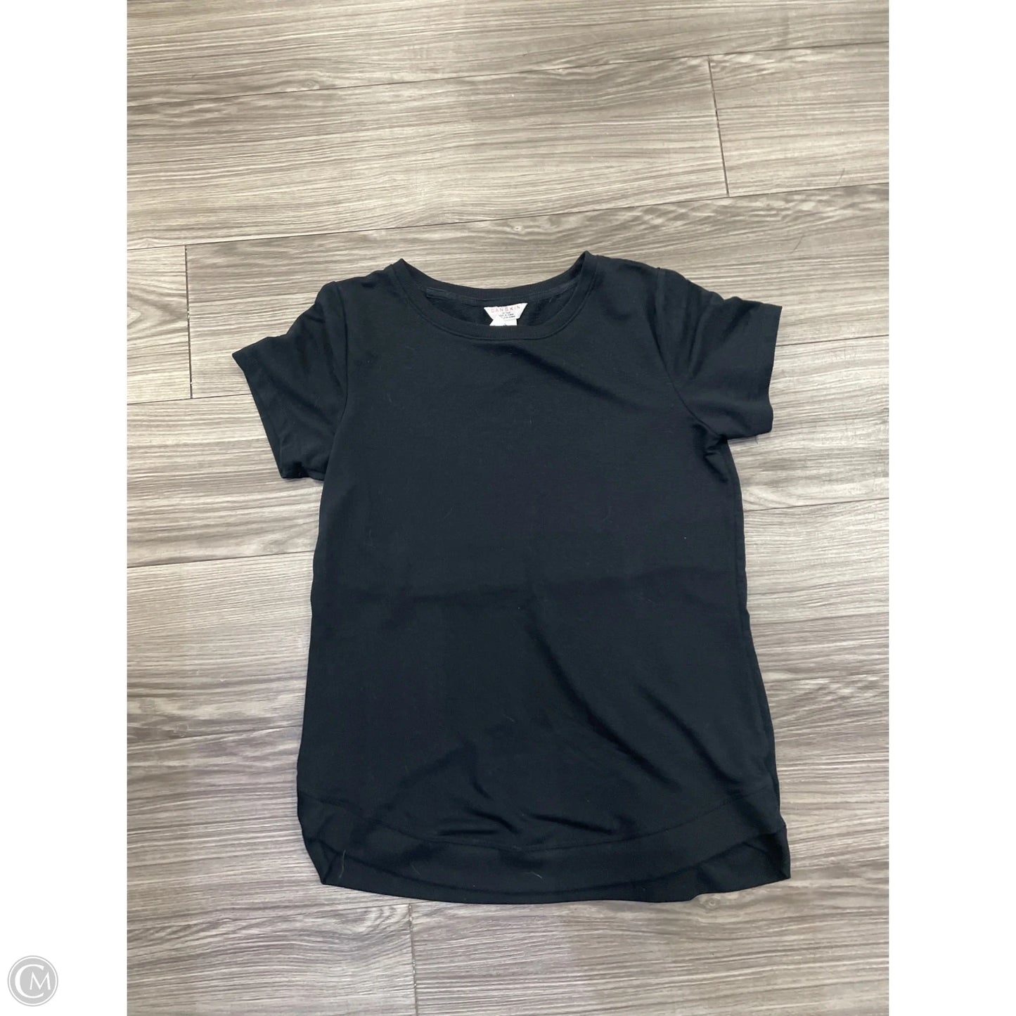 Top Short Sleeve By Danskin In Black, Size: S