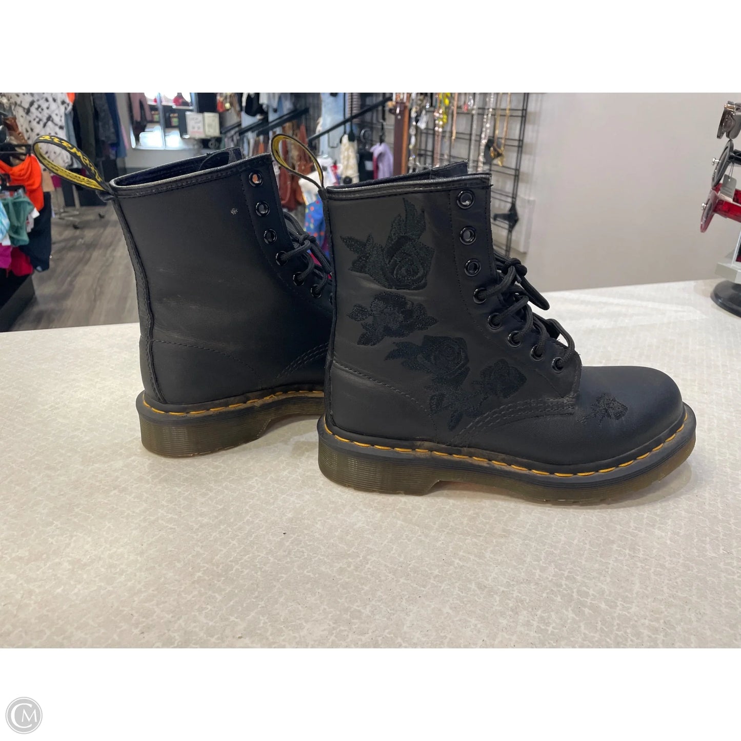 Boots Combat By Dr Martens In Black, Size: 6