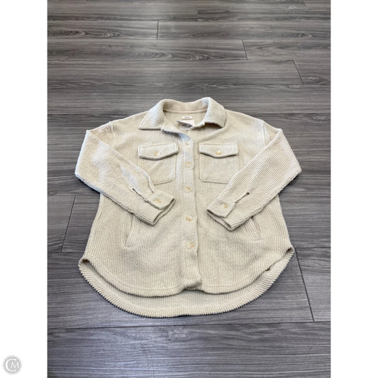 Jacket Shirt By Thread And Supply In Cream, Size: Xs