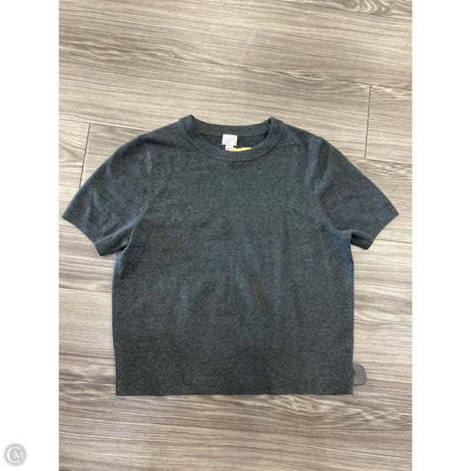 Top Short Sleeve By A New Day In Grey, Size: L