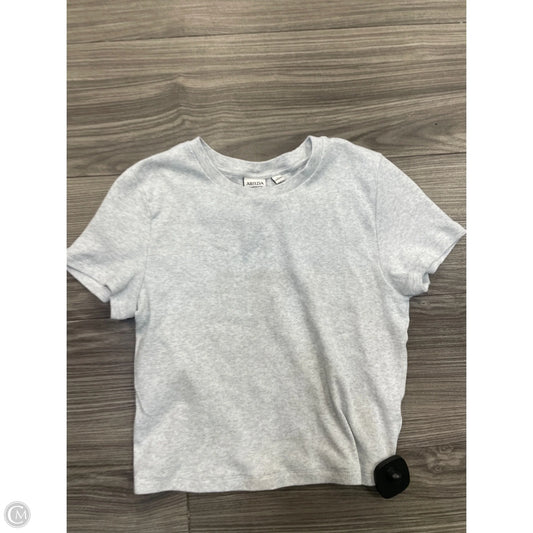 Top Short Sleeve By Aritzia In Grey, Size: M