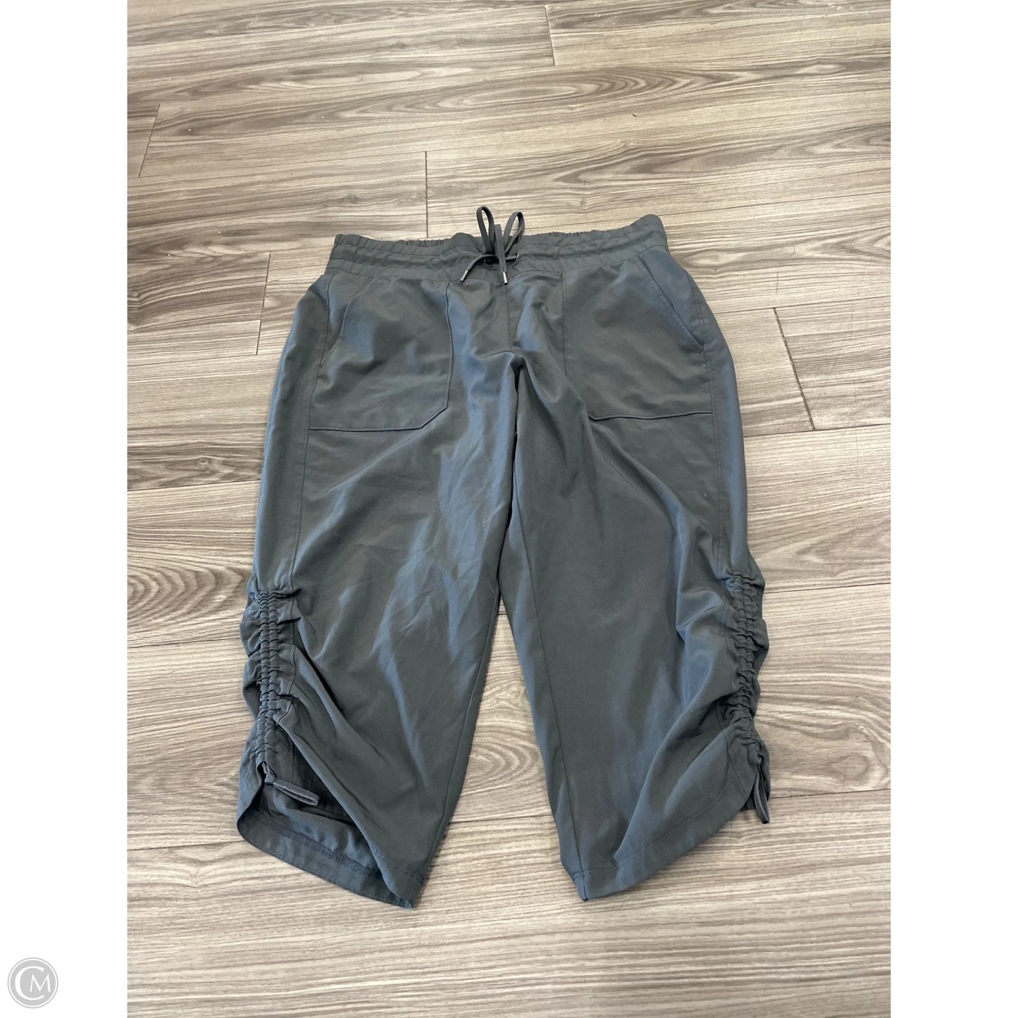 Athletic Capris By Tek Gear In Grey, Size: L