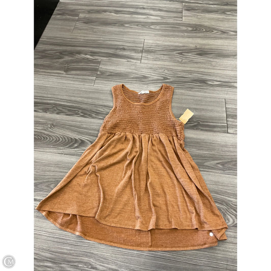 Tank Top By Clothes Mentor In Brown, Size: M