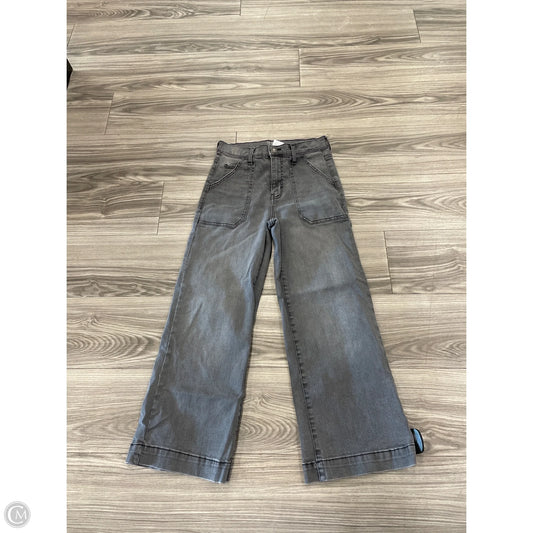 Jeans Wide Leg By Time And Tru In Grey, Size: 4