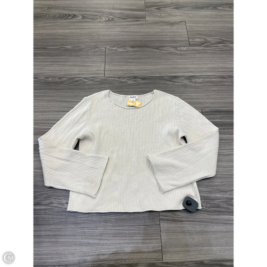 Top Long Sleeve By Upwest In Cream, Size: S