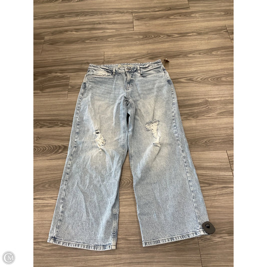 Jeans Wide Leg By No Boundaries In Blue, Size: 10