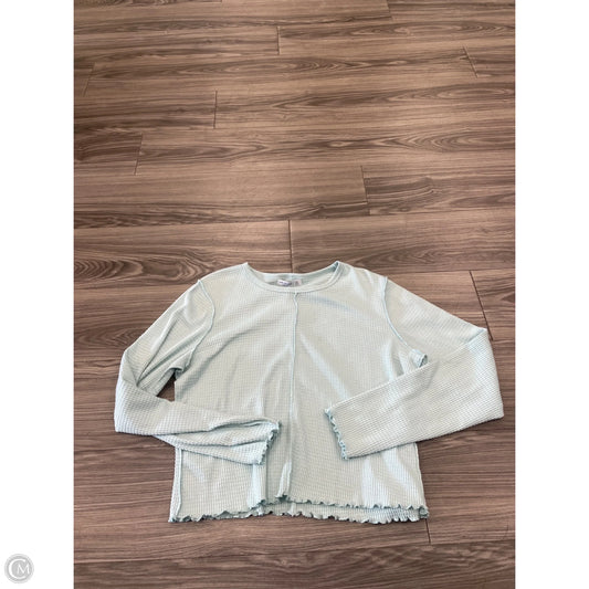 Top Long Sleeve By Arizona In Teal, Size: Xxl