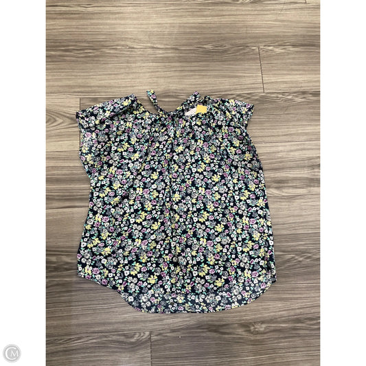 Top Short Sleeve By Lc Lauren Conrad In Navy, Size: Xxl