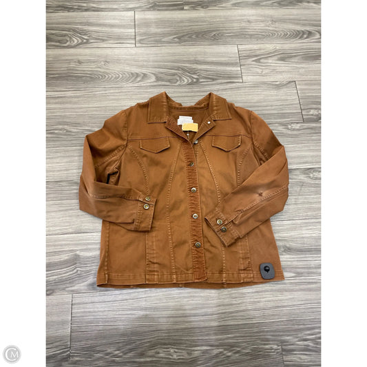 Jacket Other By Cj Banks In Brown, Size: Xl
