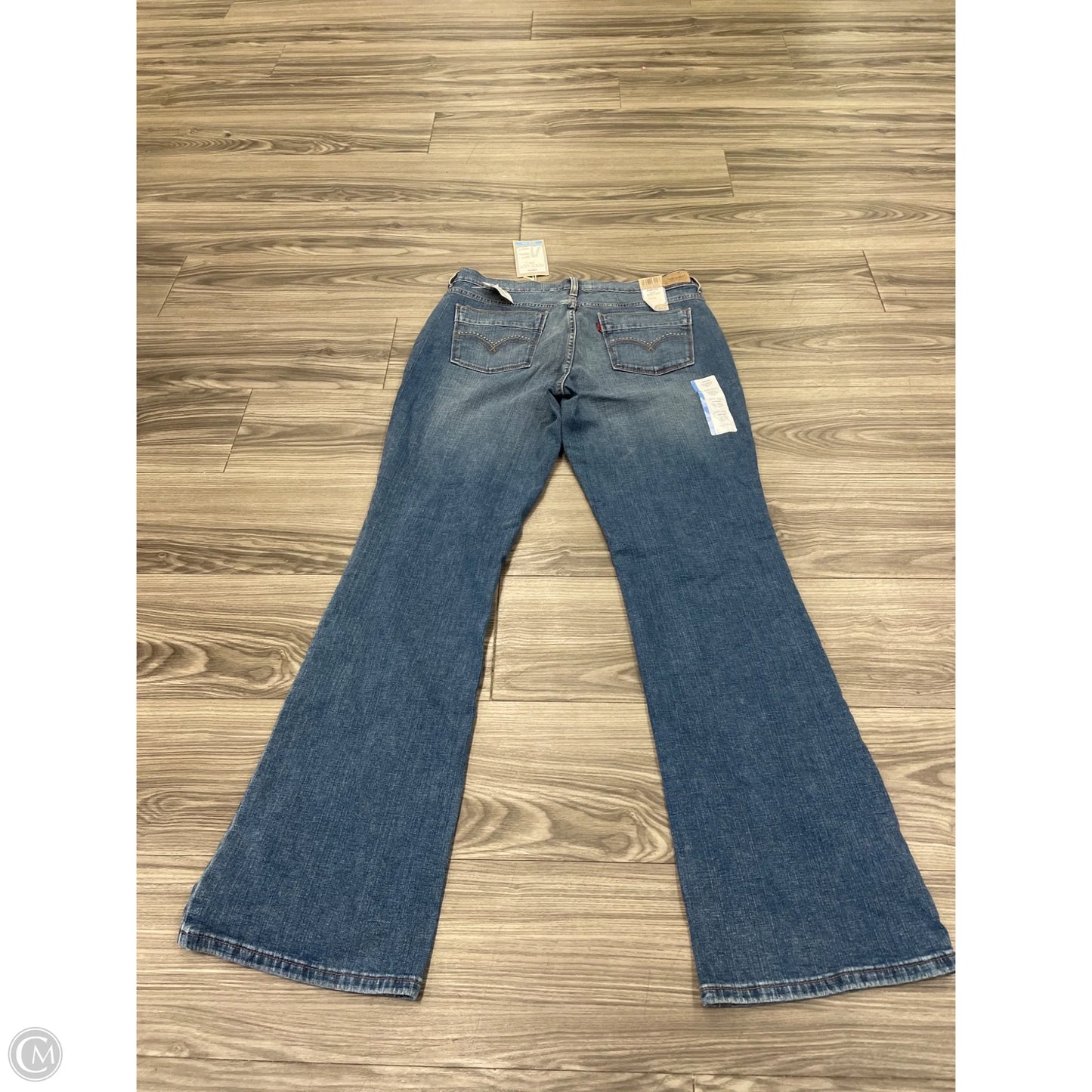 Jeans Boot Cut By Levis In Blue, Size: 12