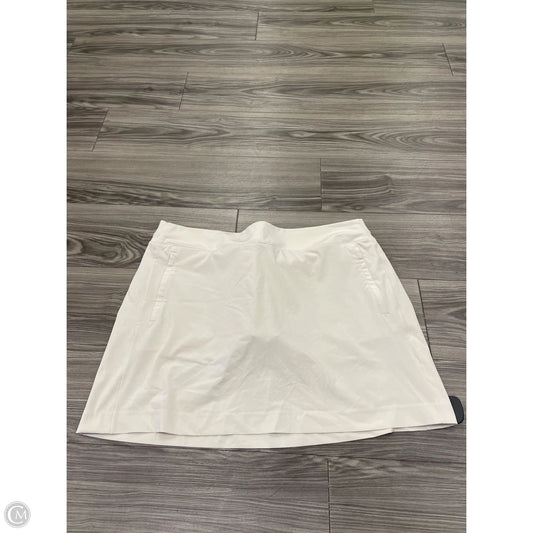 Athletic Skort By Members Mark In Cream, Size: Xxl
