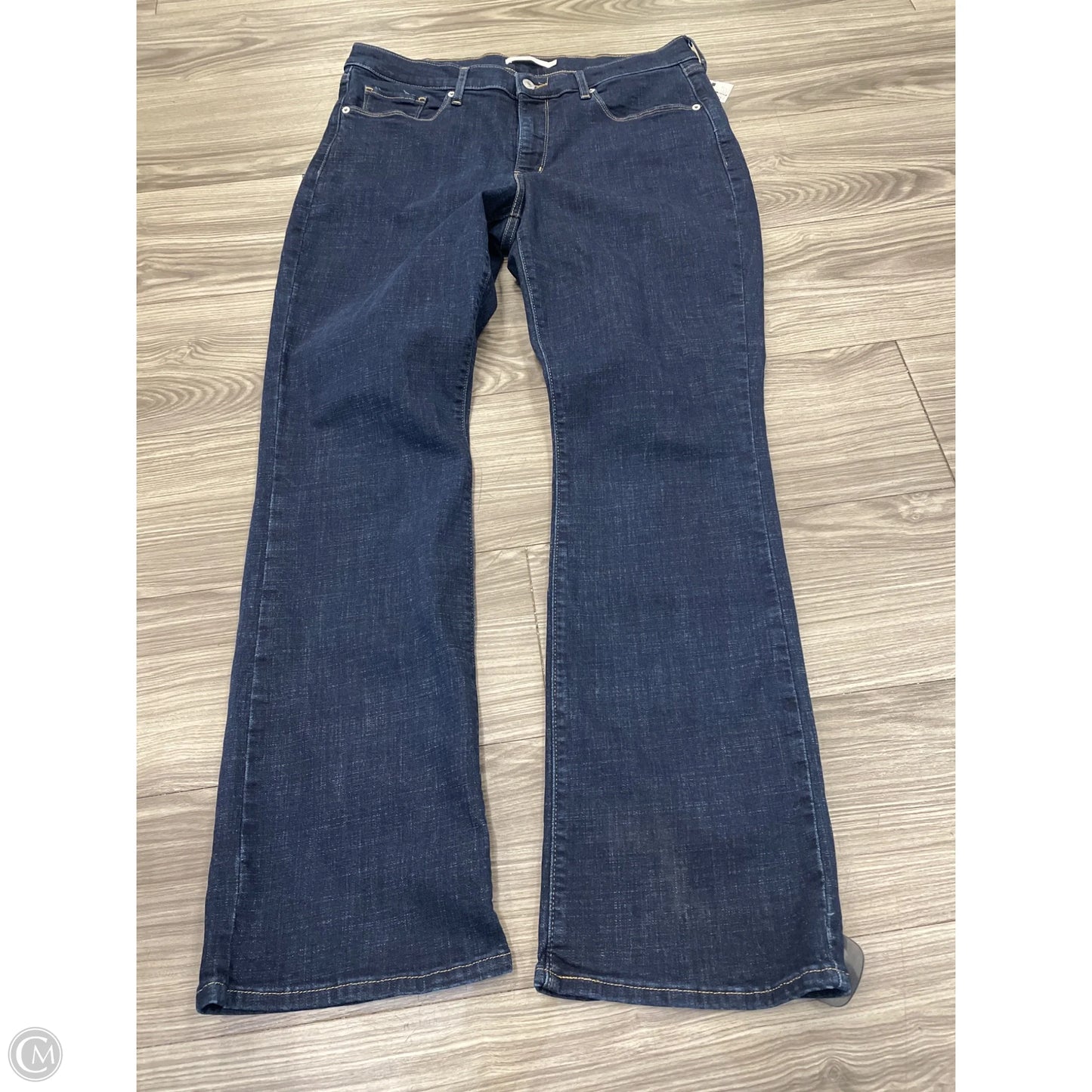 Jeans Boot Cut By Levis In Blue, Size: 14