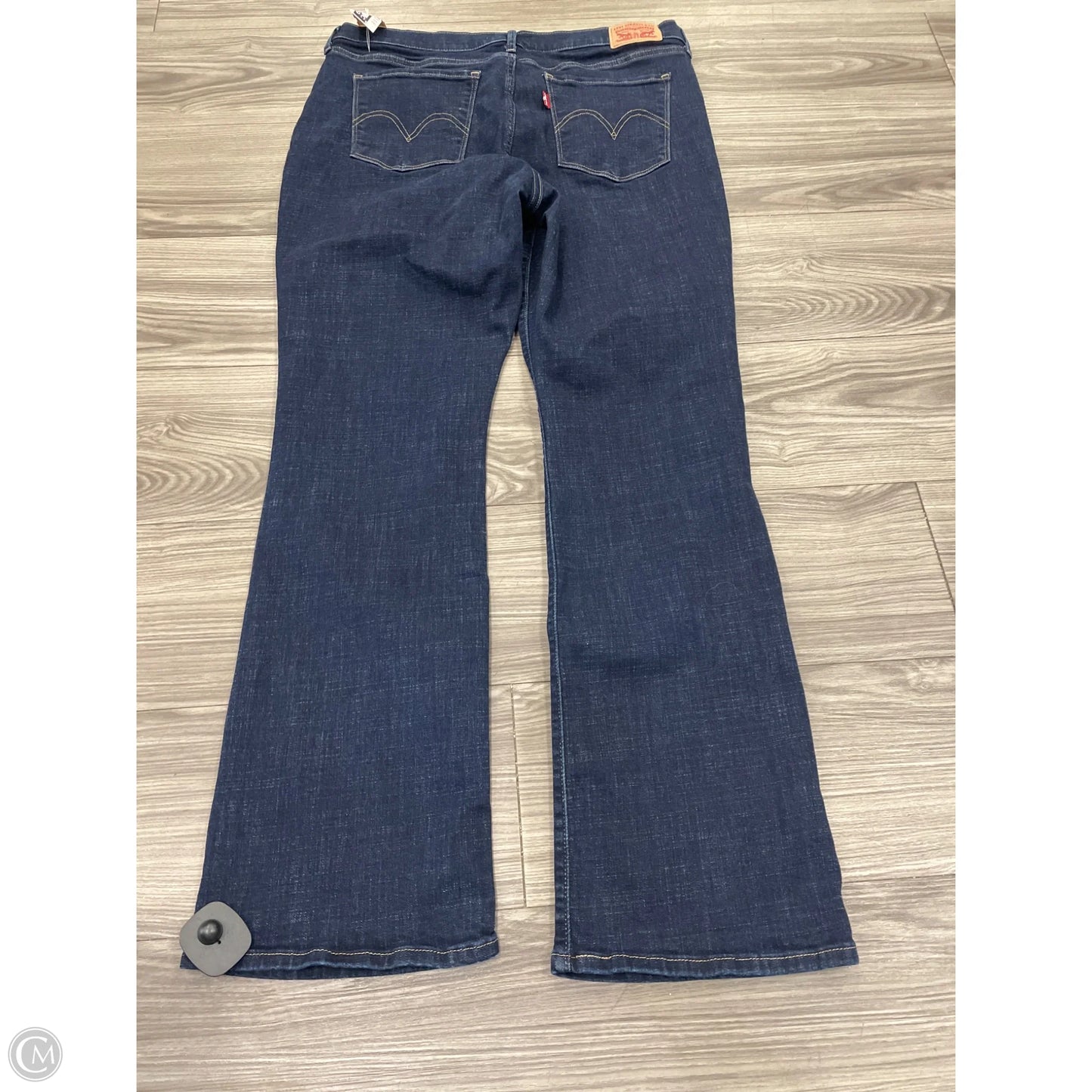 Jeans Boot Cut By Levis In Blue, Size: 14