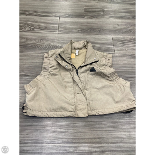 Vest Puffer & Quilted By Adidas In Tan, Size: L
