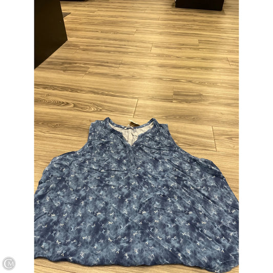 Tank Top By Sonoma In Blue, Size: 3x