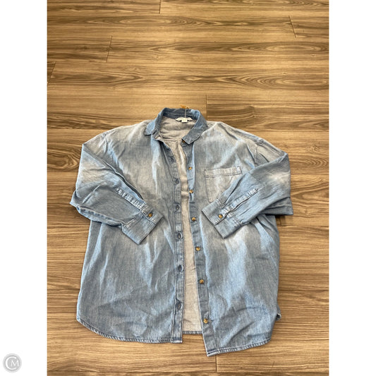 Top Long Sleeve By Old Navy In Blue, Size: M