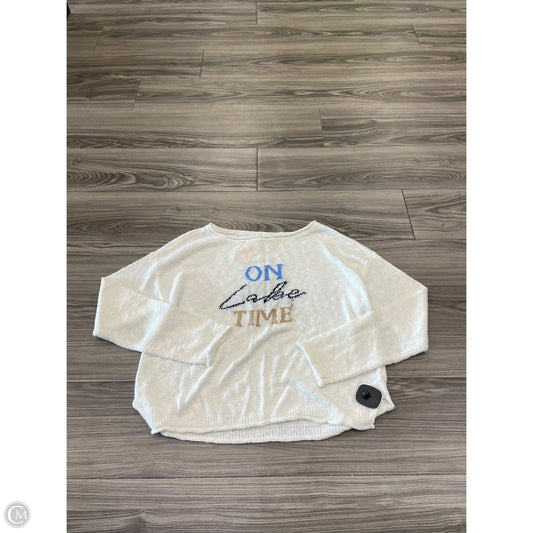 Sweater By Maurices In Cream, Size: M