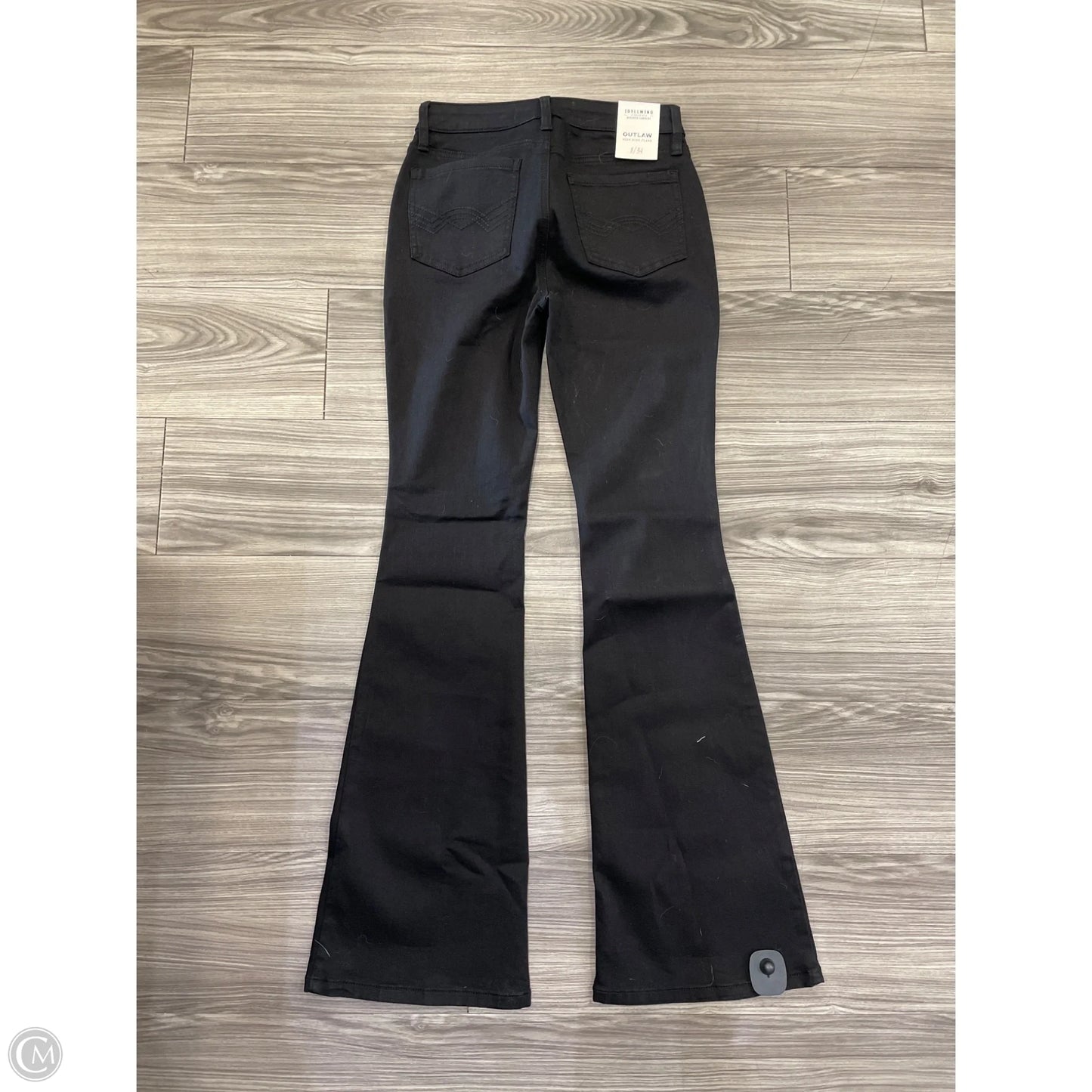 Jeans Flared By Idyllwind In Black, Size: 8