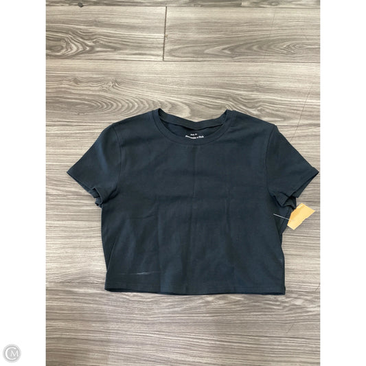 Top Short Sleeve By Abercrombie And Fitch In Black, Size: M