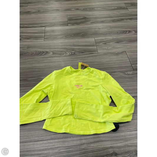 Top Long Sleeve By Skims In Green, Size: M