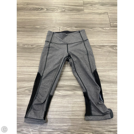 Athletic Leggings Capris By Lululemon In Grey, Size: 2
