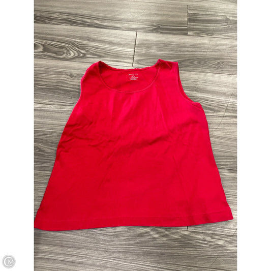 Tank Top By White Stag In Red, Size: L