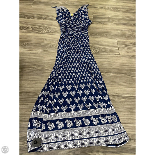 Dress Casual Maxi By Arianna In Navy, Size: M