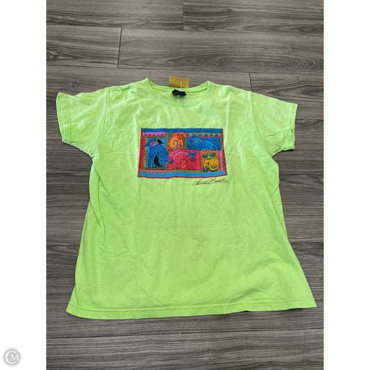 Top Short Sleeve By Clothes Mentor In Green, Size: M