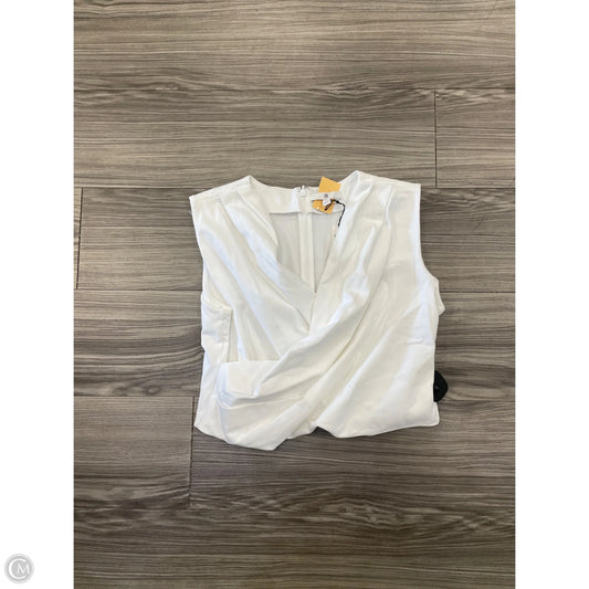 Top Sleeveless By Banana Republic In White, Size: M