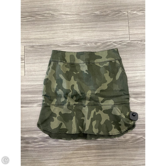 Skirt Mini & Short By White House Black Market In Camouflage Print, Size: 6