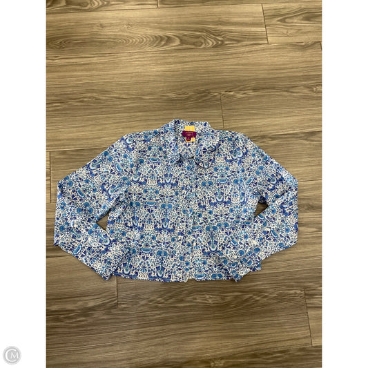 Top Long Sleeve By J. Crew In Floral Print, Size: M