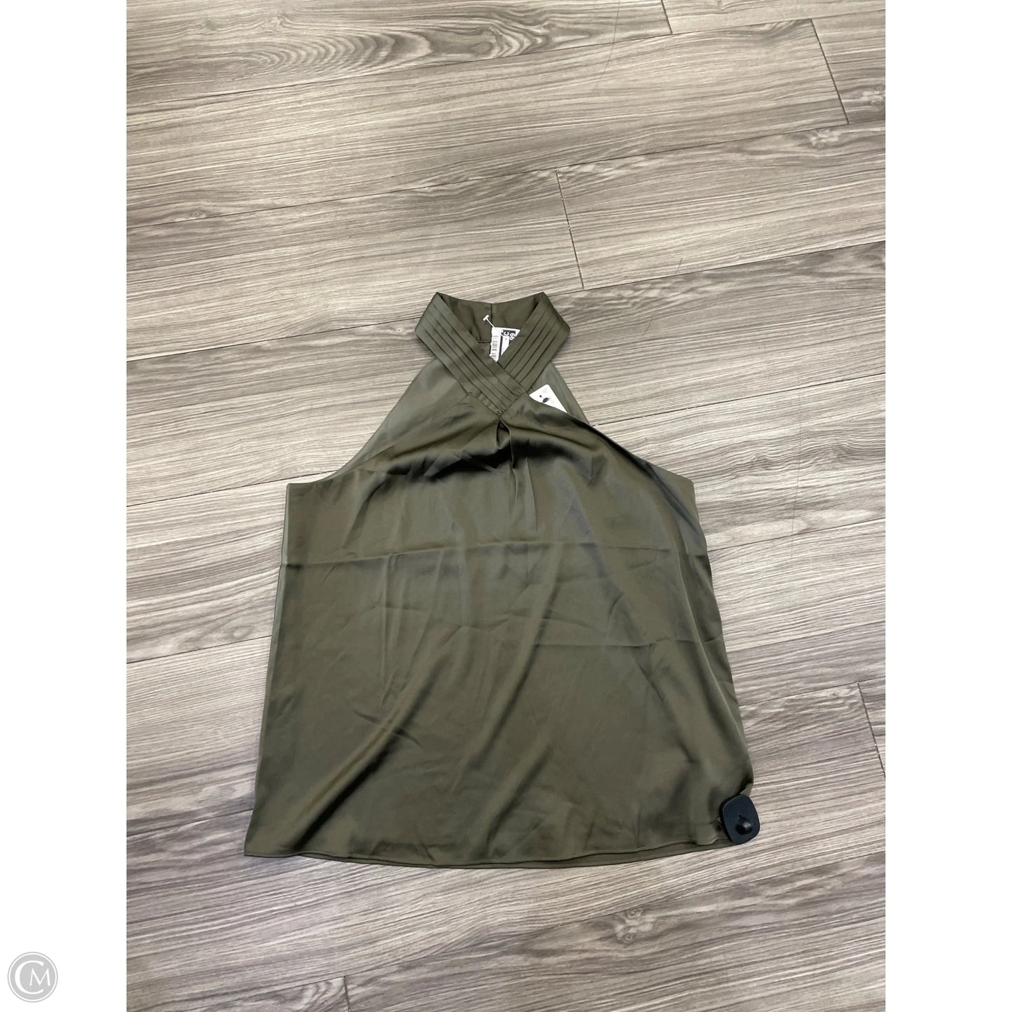 Blouse Sleeveless By Express In Green, Size: M