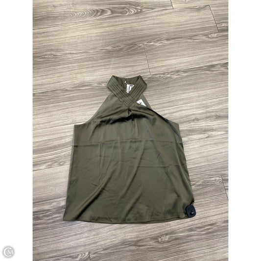 Blouse Sleeveless By Express In Green, Size: M