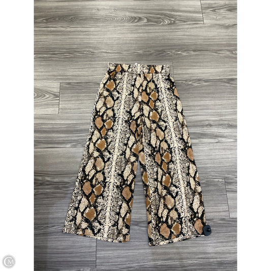 Pants Wide Leg By Ellison In Animal Print, Size: S