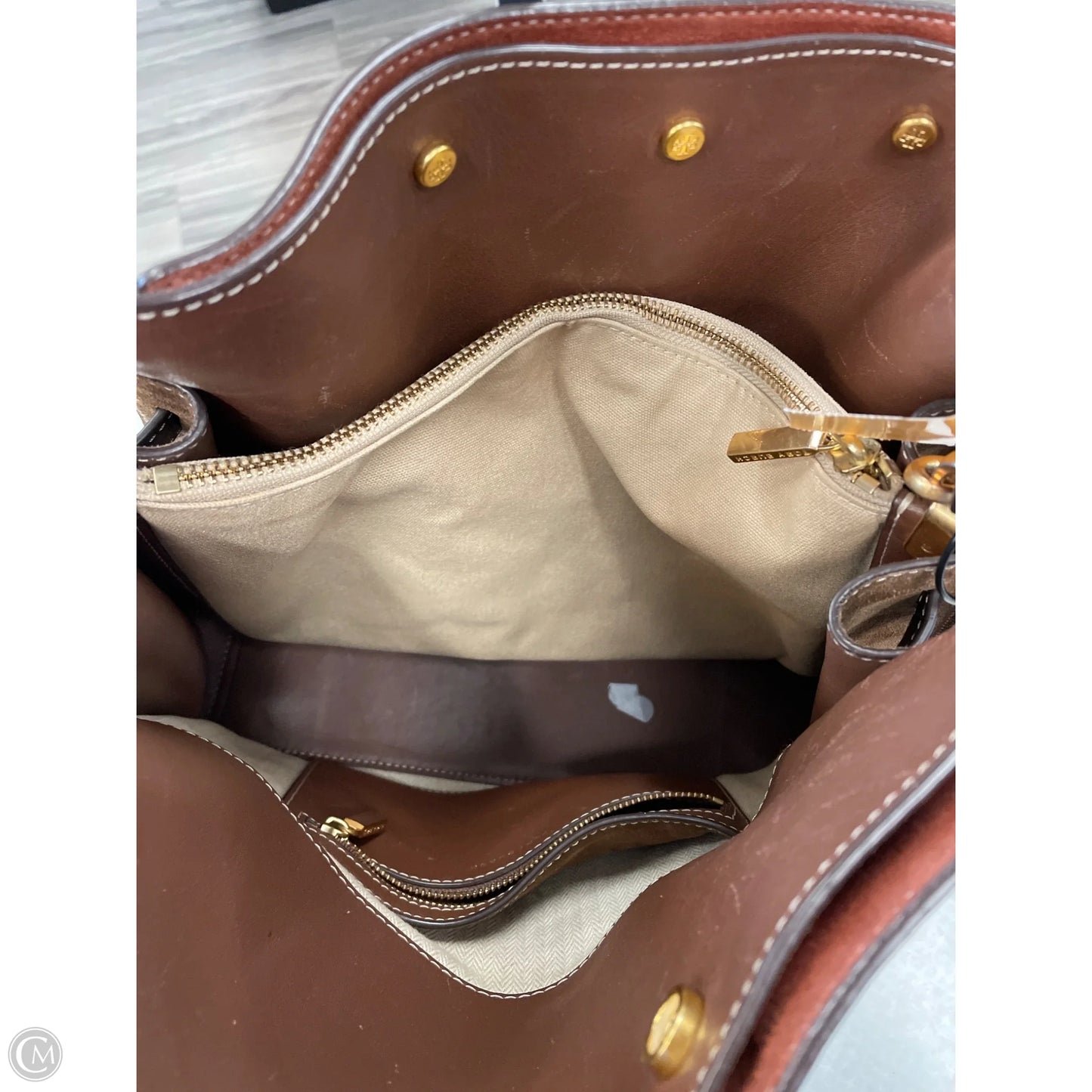 Handbag Designer By Tory Burch, Size: Large