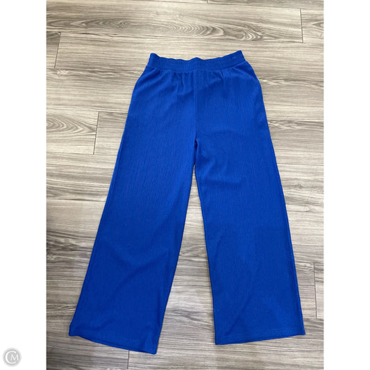 Pants Wide Leg By Clothes Mentor In Blue, Size: L