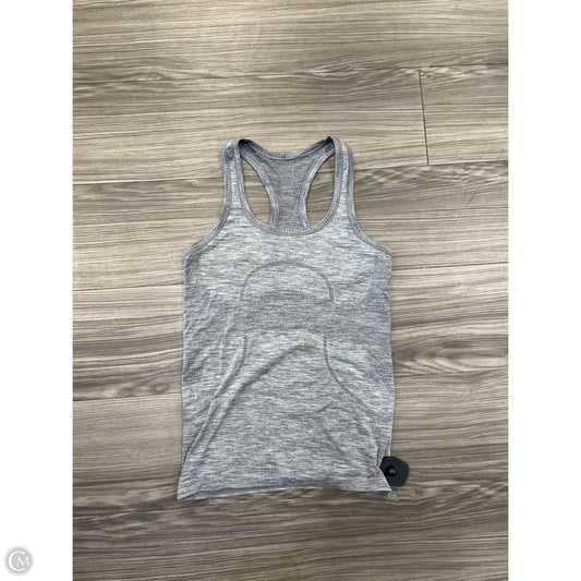 Athletic Tank Top By Lululemon In Grey, Size: 4