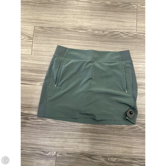 Athletic Skort By Athleta In Green, Size: 14