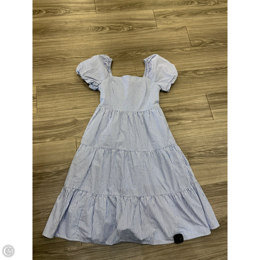 Dress Casual Midi By J. Crew In Striped Pattern, Size: 10