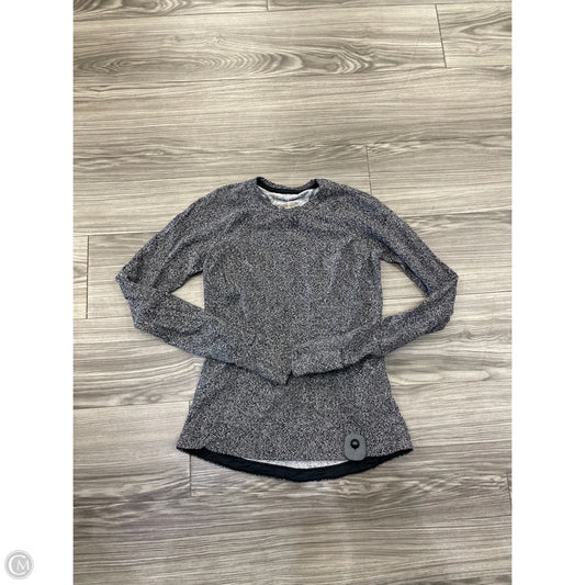 Top Long Sleeve By Lululemon In Black & White, Size: 8