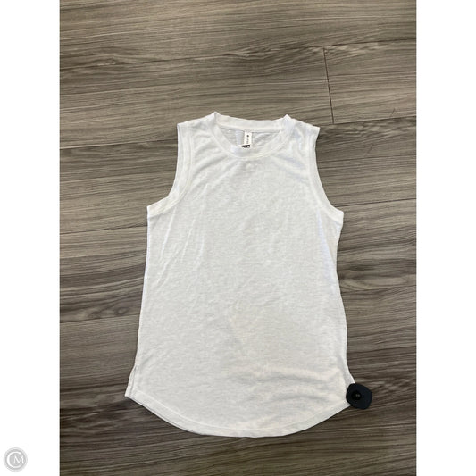 Athletic Tank Top By Athleta In White, Size: Xs