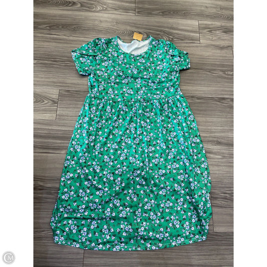 Dress Casual Maxi By Clothes Mentor In Green, Size: 2x