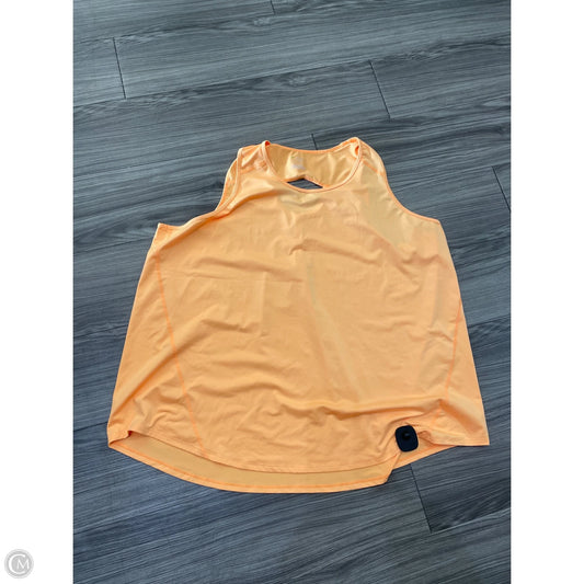 Athletic Tank Top By Tek Gear In Orange, Size: 3x