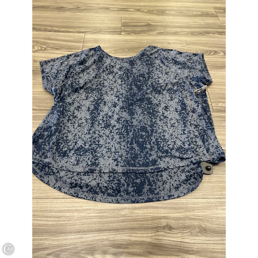 Top Short Sleeve By Tek Gear In Navy, Size: 4x