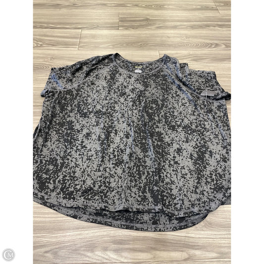 Top Short Sleeve By Tek Gear In Black, Size: 4x