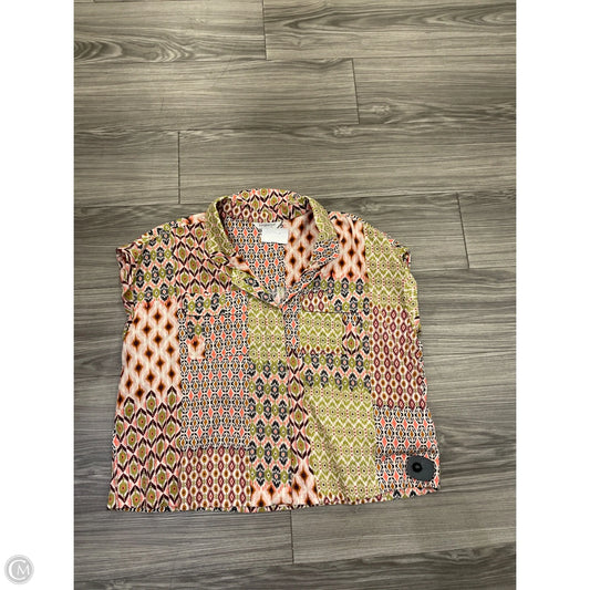 Top Short Sleeve By Liverpool In Multi-colored, Size: Xl