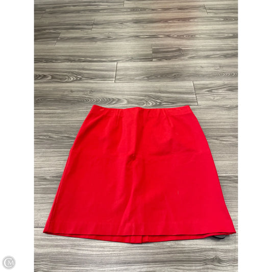 Skirt Midi By J. Jill In Red, Size: L
