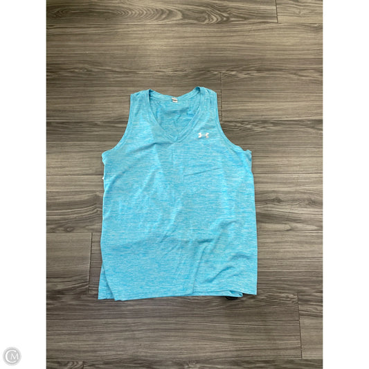 Athletic Tank Top By Under Armour In Blue, Size: L