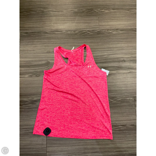 Athletic Tank Top By Under Armour In Pink, Size: L