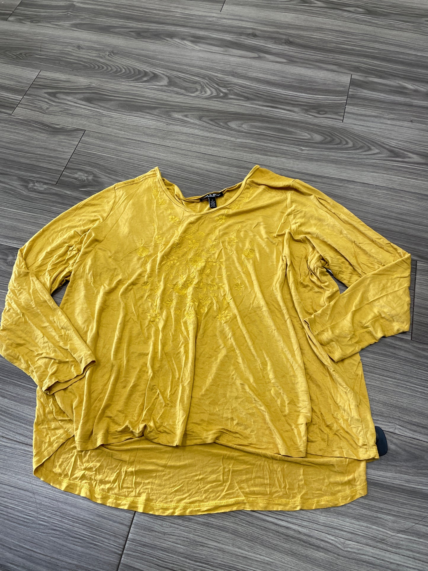 Top Long Sleeve By Cable And Gauge  Size: 2x